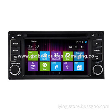 Touch Screen Car DVD Players for Toyota Universal with Wince Bluetooth, GPS, iPod Control Function